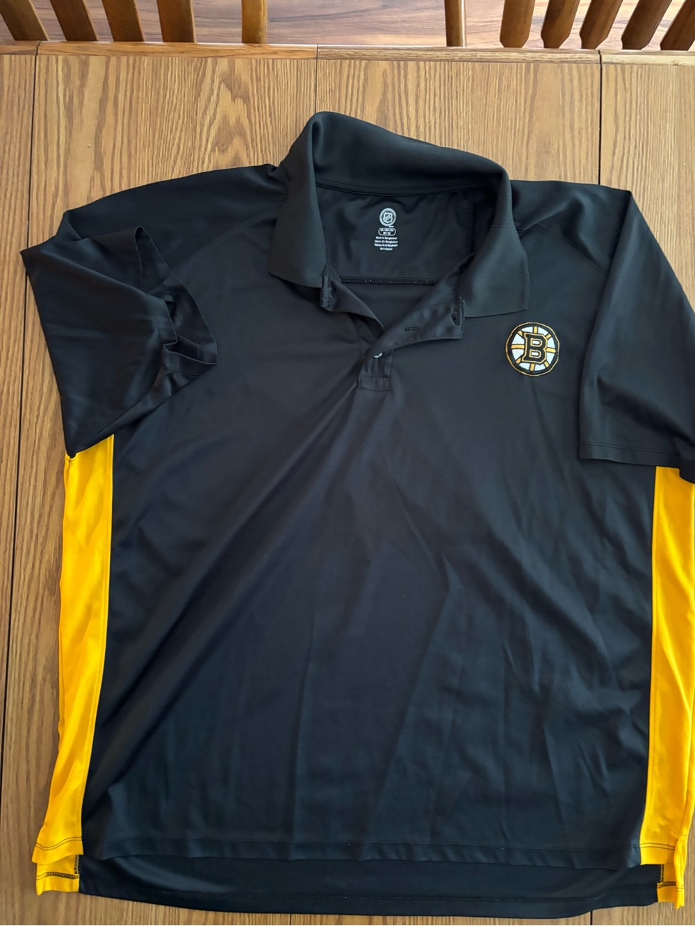 Boston Bruins Black & Gold Polo Shirt